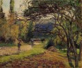 el pequeño puente pontoise 1875 Camille Pissarro